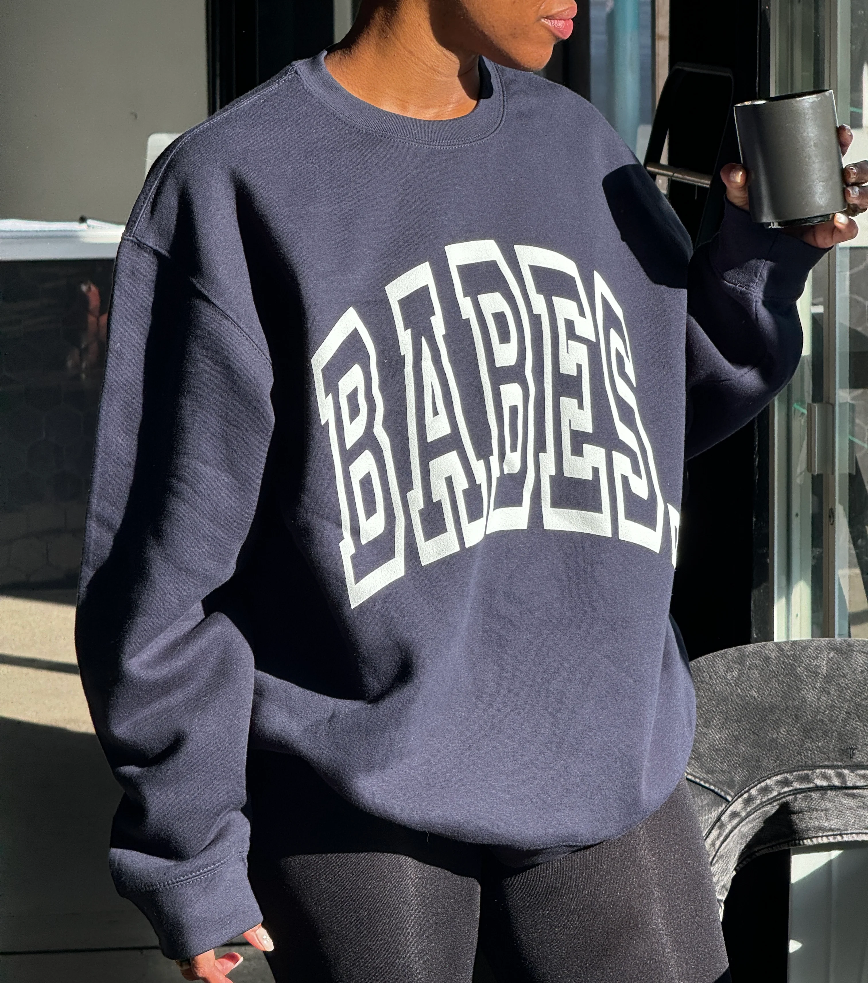 BABES Crewneck (navy) - Image 4