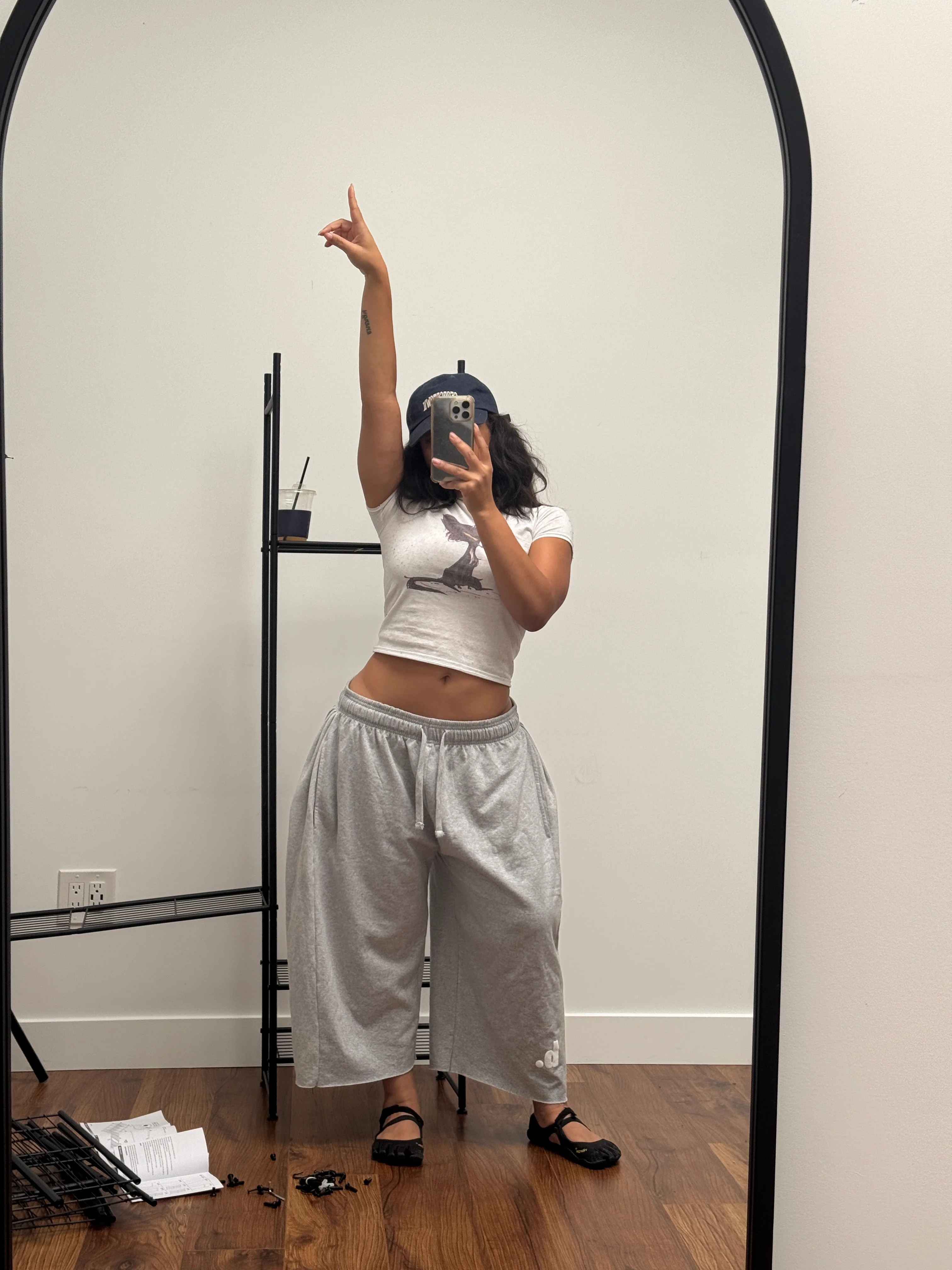 Cropped Sweat (gray) - Image 4