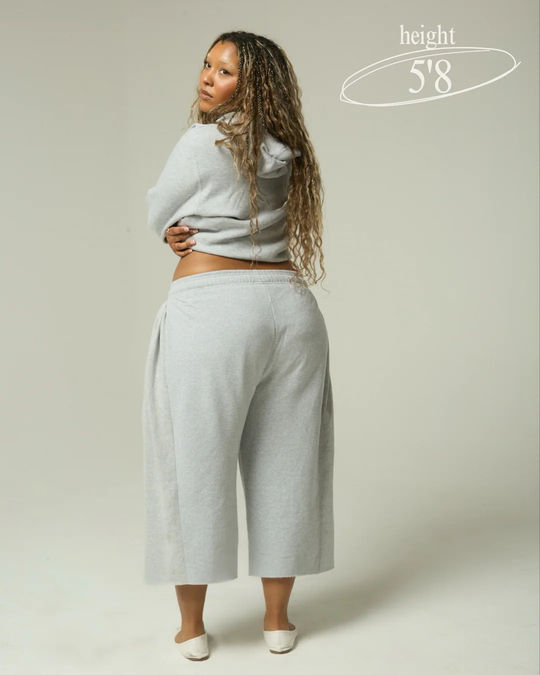 Cropped Sweat (gray) - Image 8