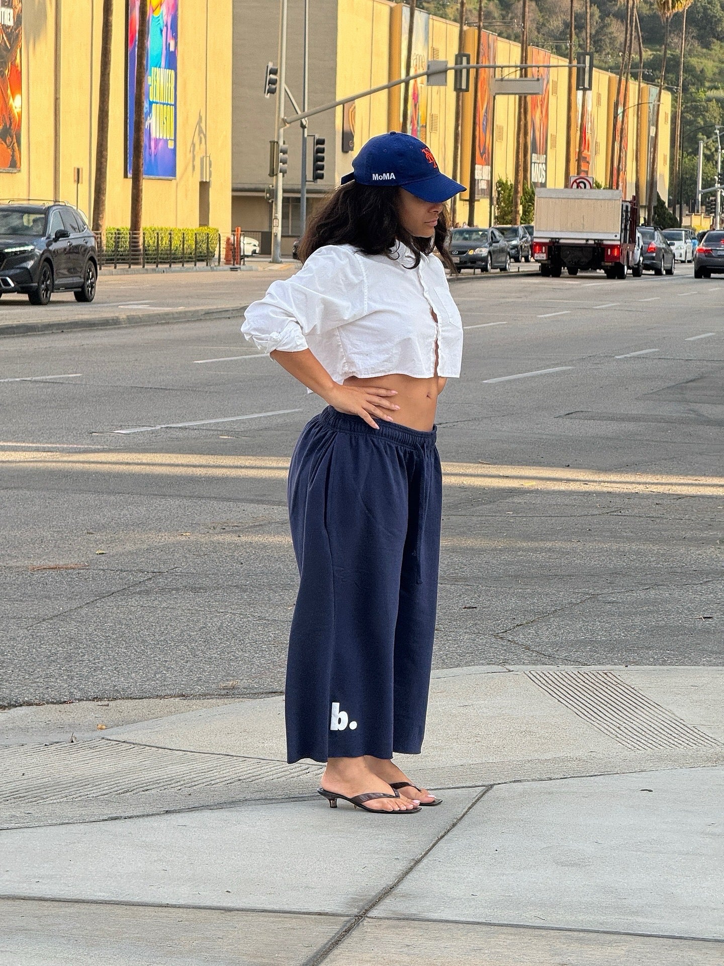 Cropped Sweat (navy) - Image 3