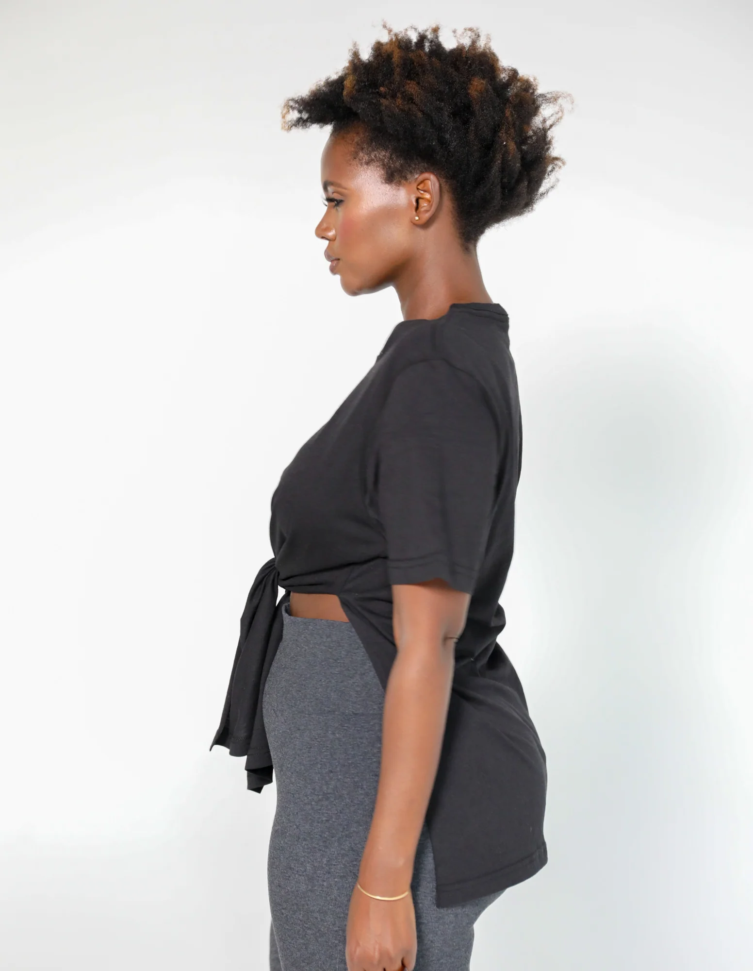 Hi/Low Cotton Tee - Image 3