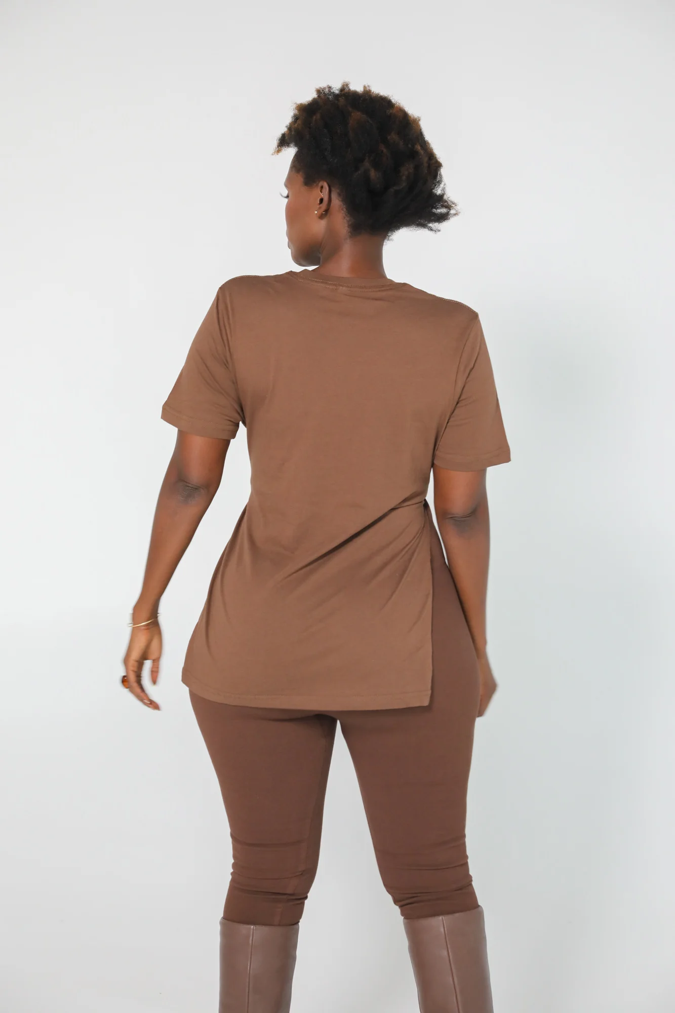 Hi/Low Cotton Tee - Image 4