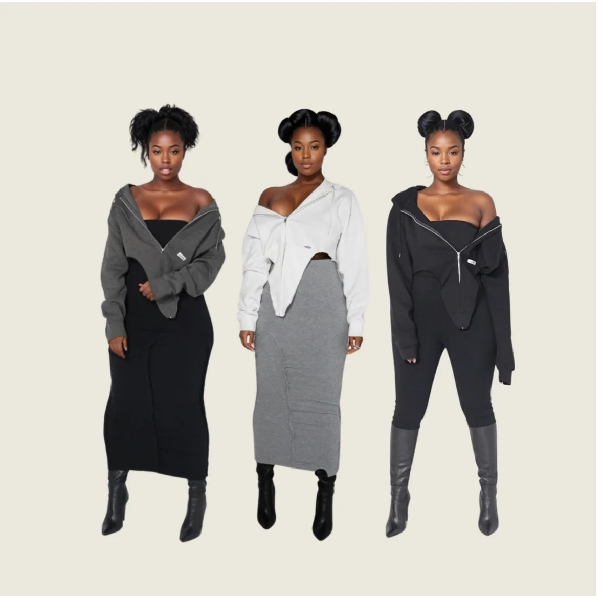 LA Winter Hoodie (black) - Image 6