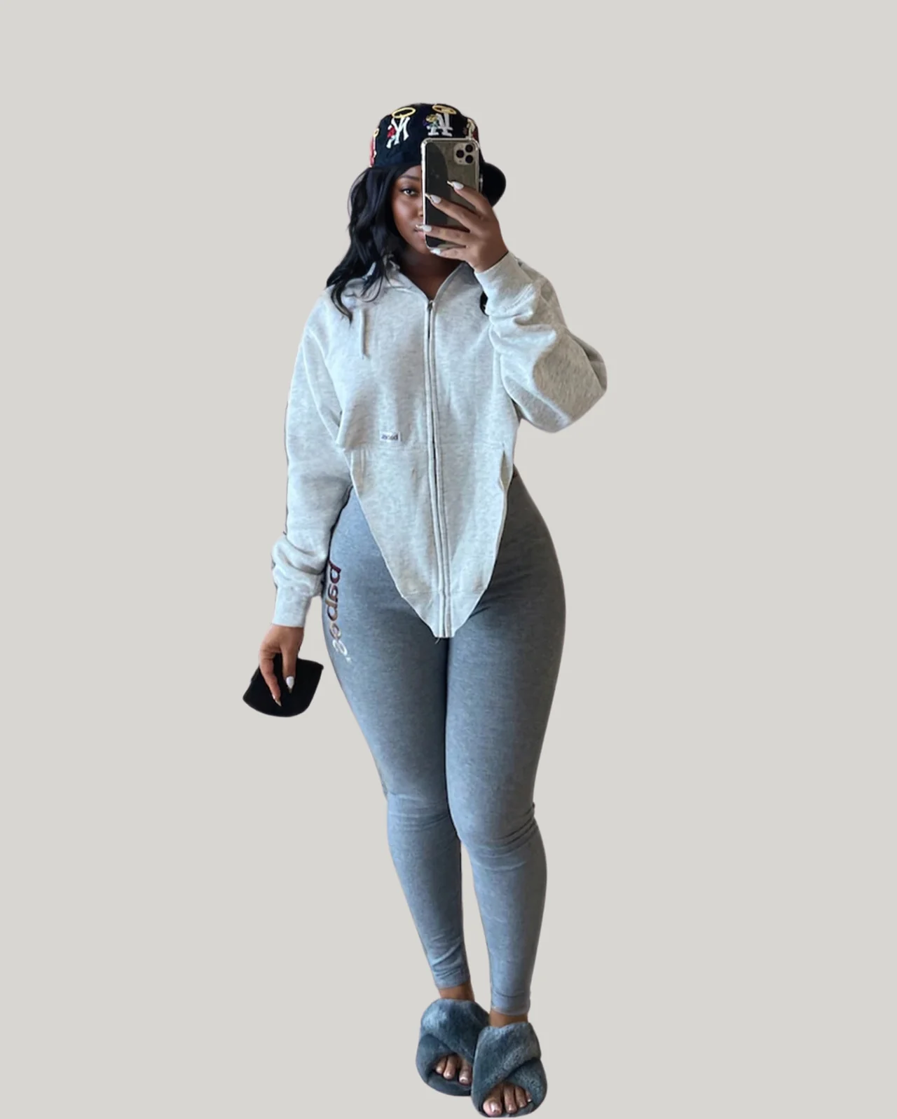 LA Winter Hoodie (black) - Image 4