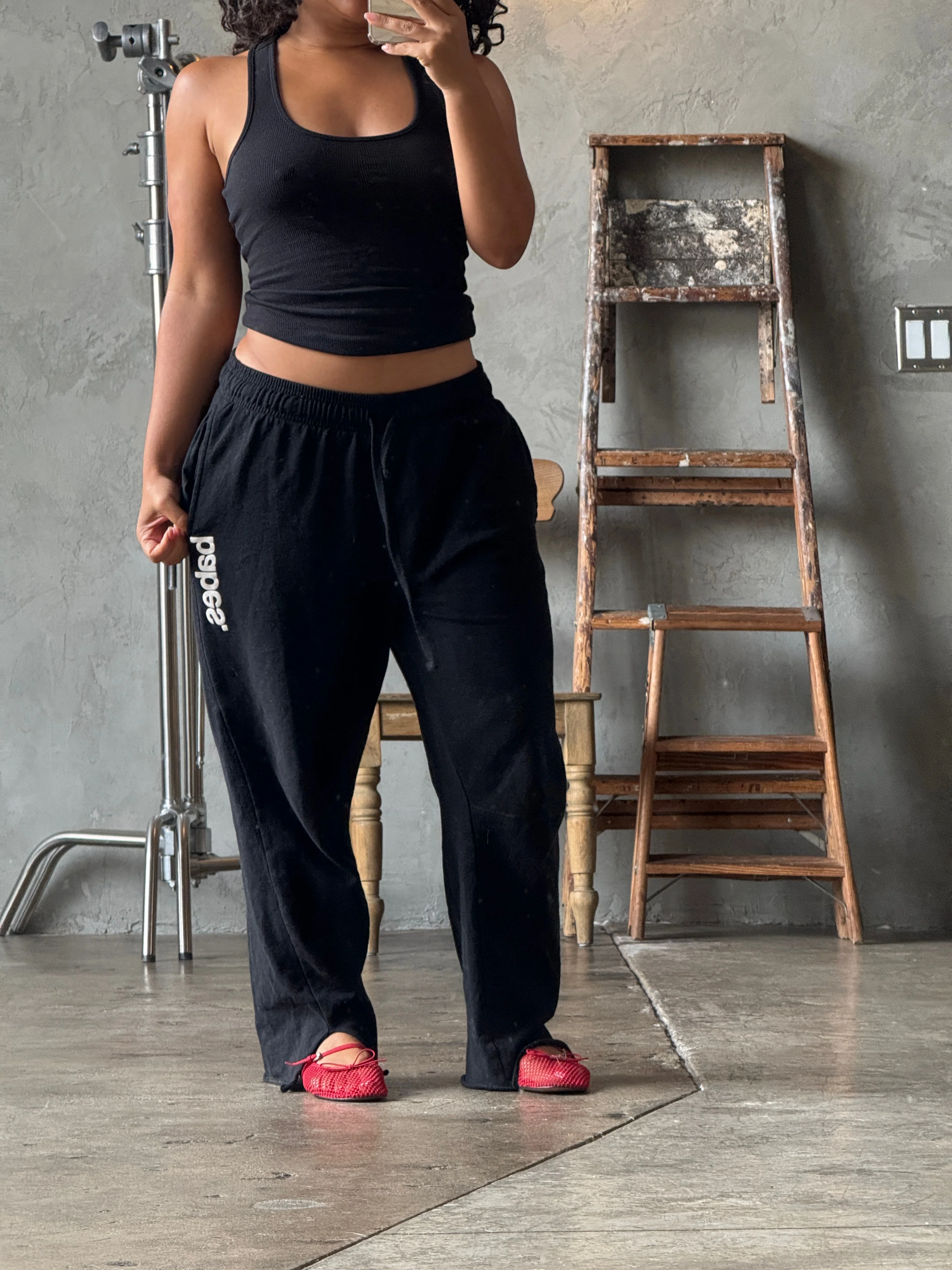 Flare Sweatpant (black) - Image 3