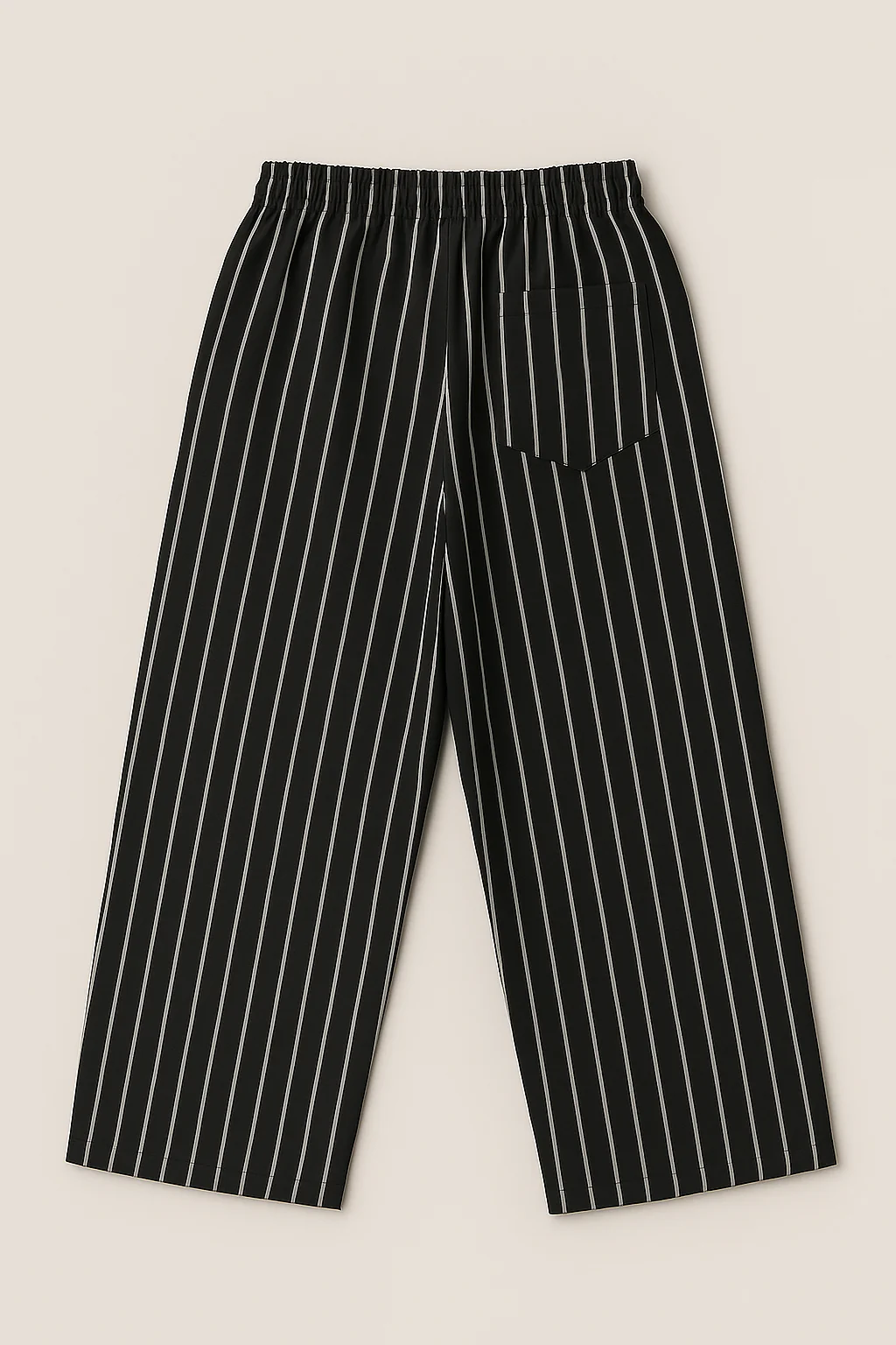 Pinstripe Wide Leg Trouser - Image 3