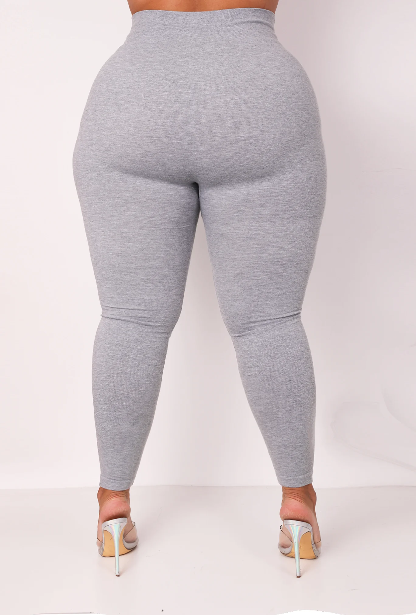 The Cotton Tummy Control Legging (gray) - Image 6