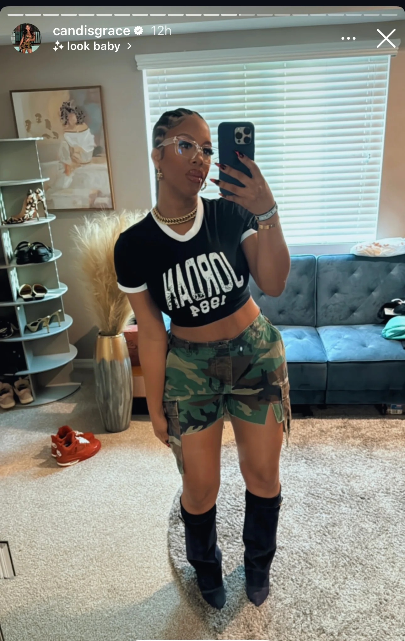 ♻️The Camo Girlfriend Short - Image 3