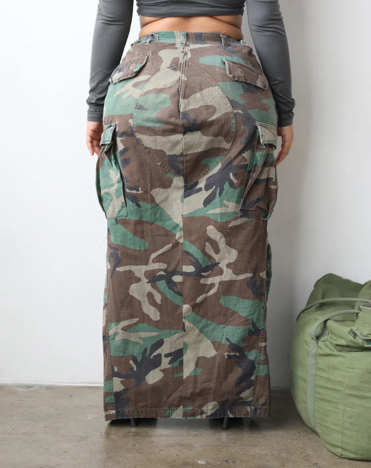 The Camo Long Skirt ♻️ - Image 3